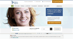 Desktop Screenshot of libertyseguros.es