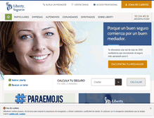 Tablet Screenshot of libertyseguros.es